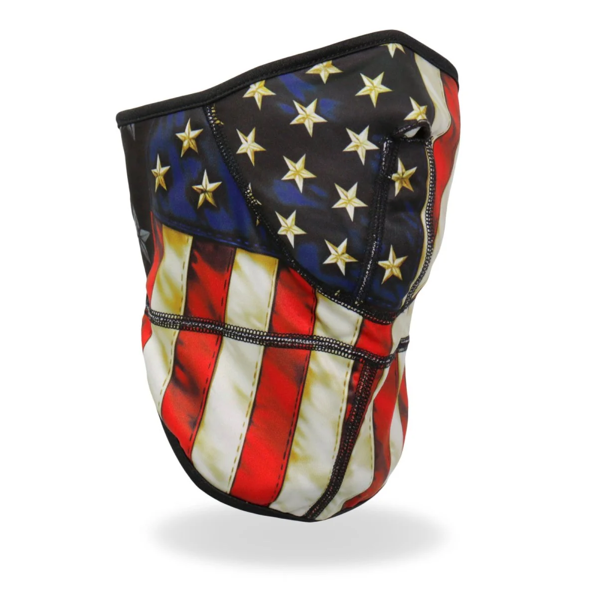 Excellent Hot Leathers FWC2002 American Flag Face Wrap Neck Warmer Fine Crafted