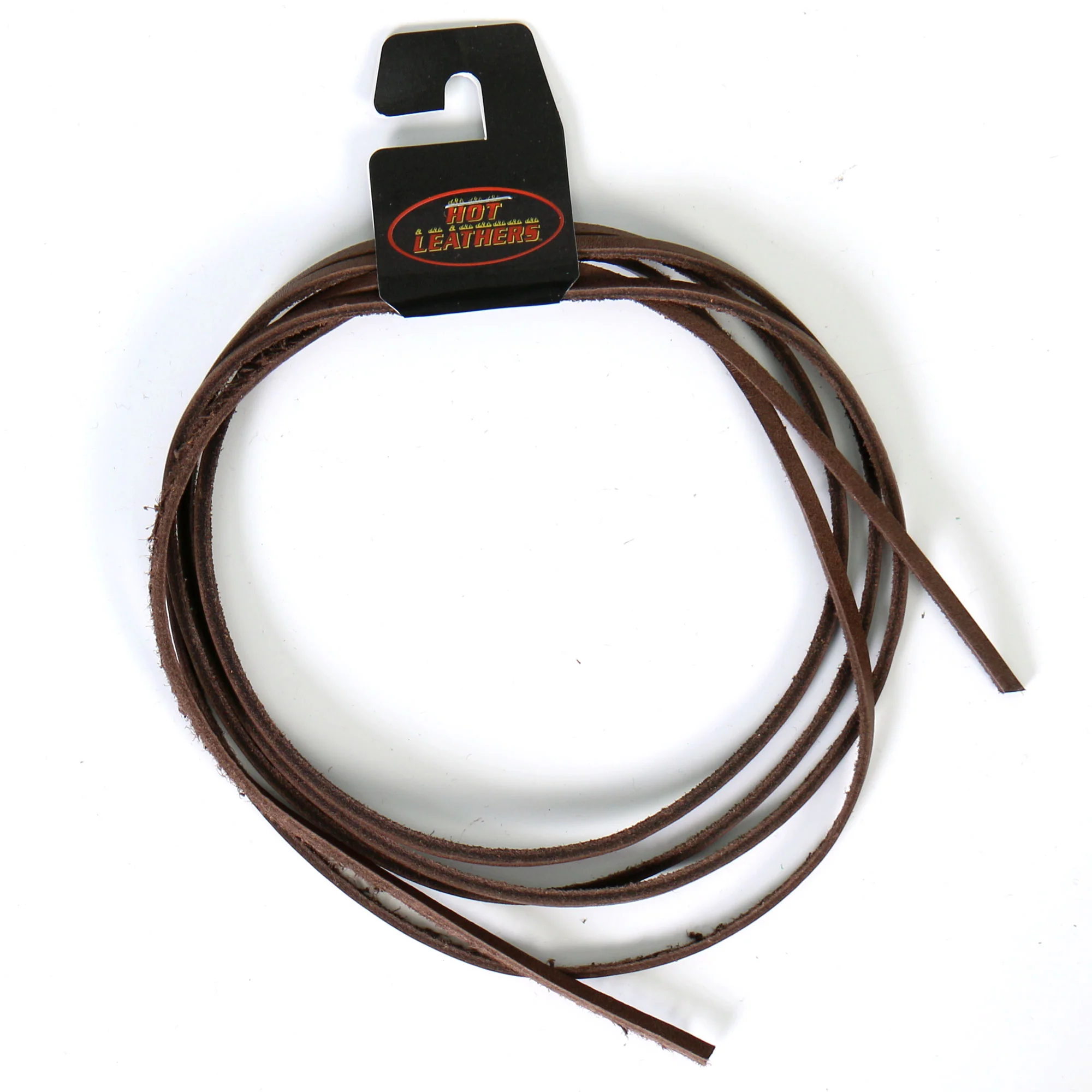 Minimalist Hot Leathers LHH110 72 Inch Brown Leather Lace Contemporary