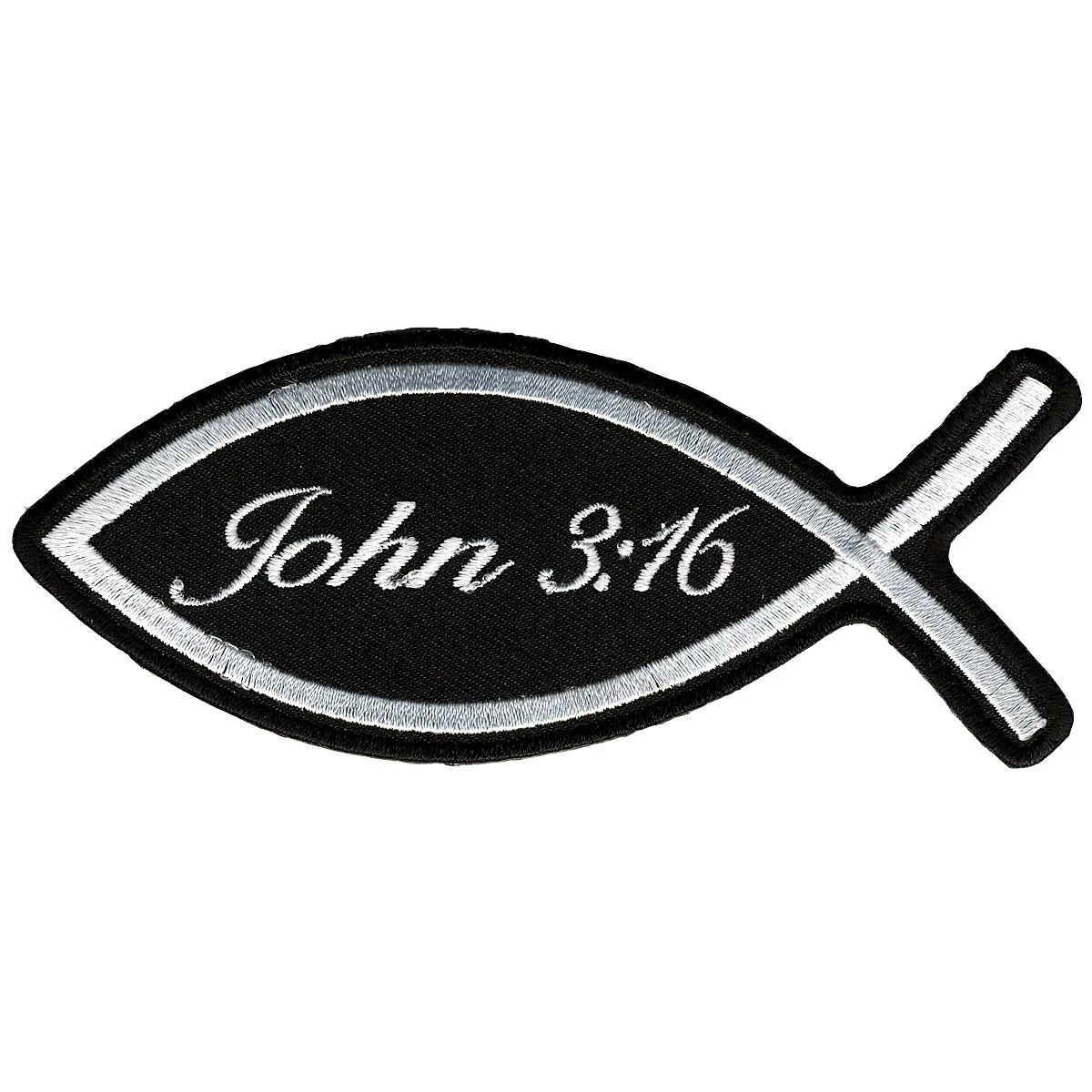 Solid Hot Leathers PPL9297 John 3 16 Fish 5 x 2 Patch Easy-to-Use