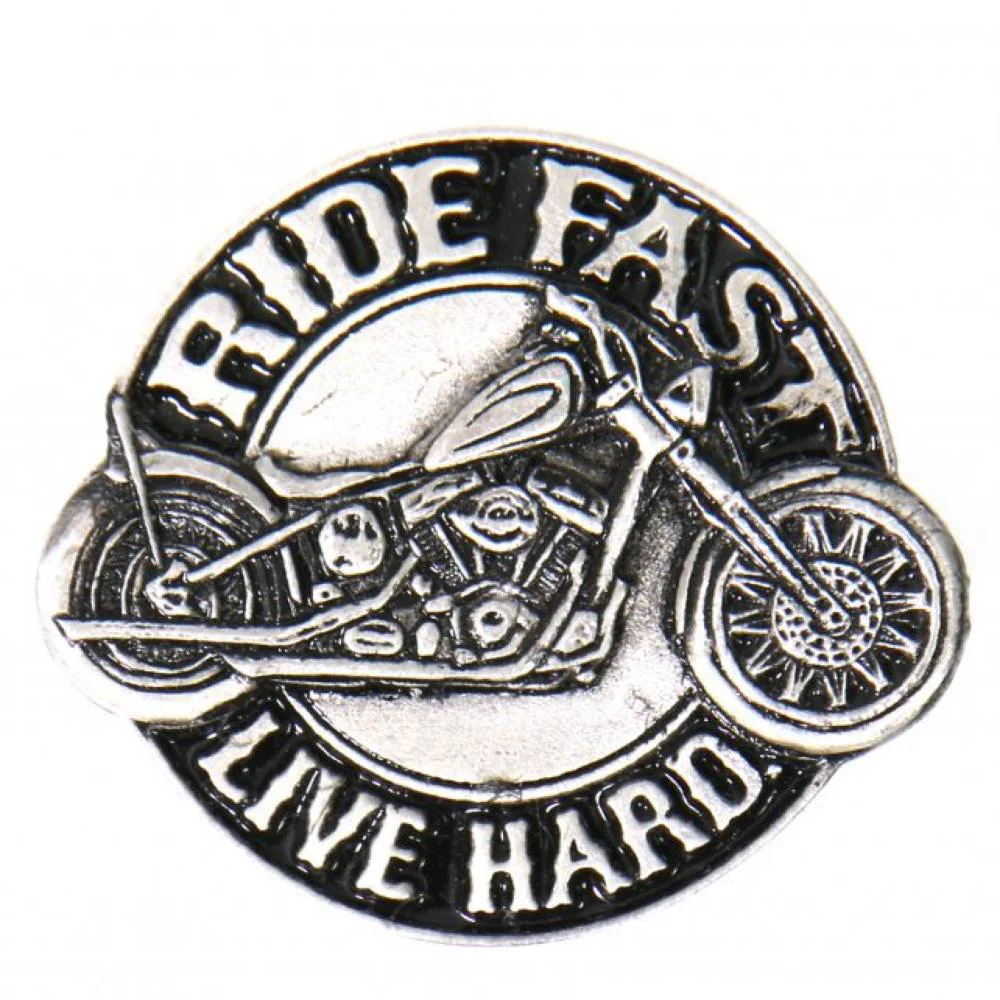 Smart Hot Leathers PNA1219 Circle Bike Pin Trusted