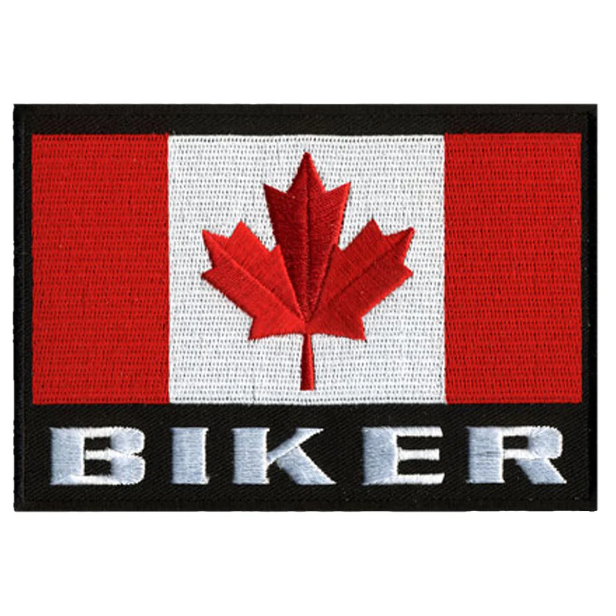 Functional Hot Leathers PPF5006 Canadian Biker Flag 5 x 4 Patch Reusable