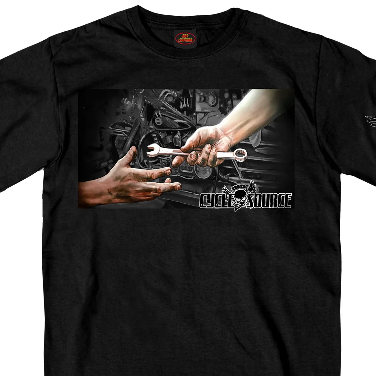Sustainable Cycle Source Magazine CSM1005 Men s Built Not Bought Black T-Shirt Long-Lasting