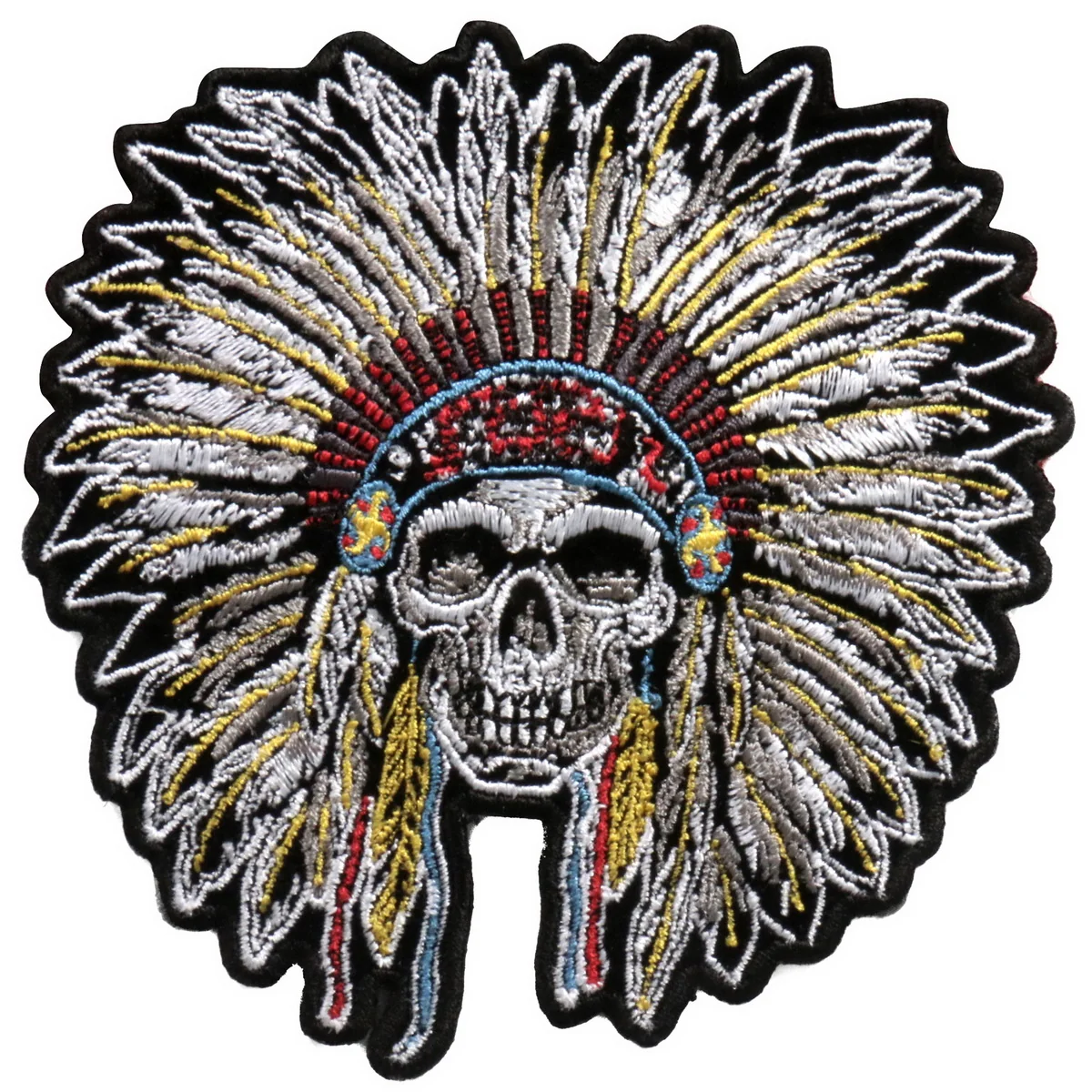 Artisan Hot Leathers PPA7503 Full Headdress 4 x 4 Patch Versatile