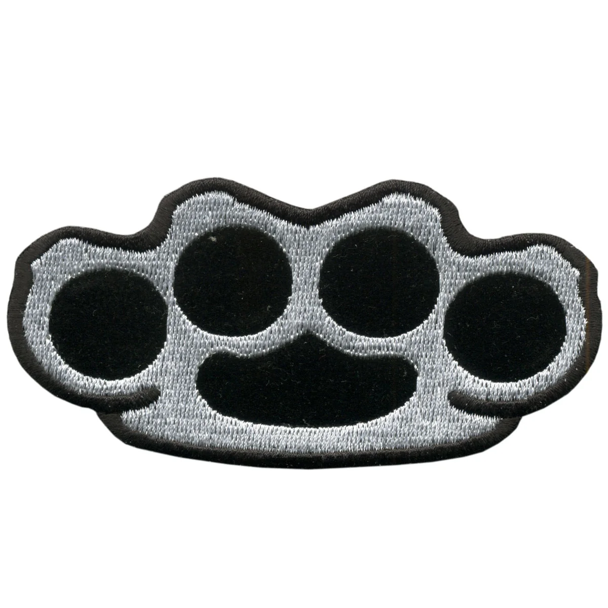 Fashionable Hot Leathers PPA3122 Brass Knuckles 4 x 2 Patch Premium Material