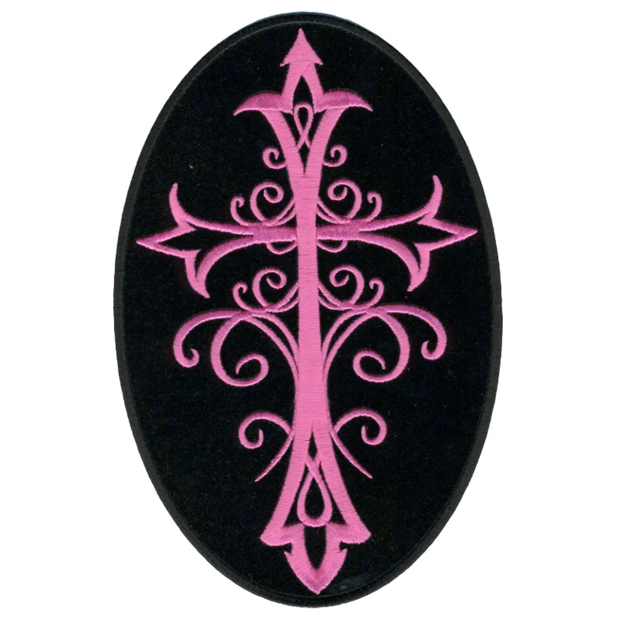 Classic Hot Leathers PPA5790 Pink Crucifix 3 x 5 Patch Original Design
