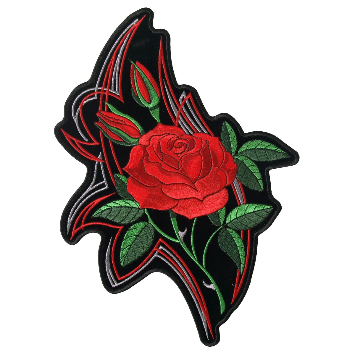 Natural Hot Leathers PPA6260 Mirror Rose 4 x 5 Patch Crafted