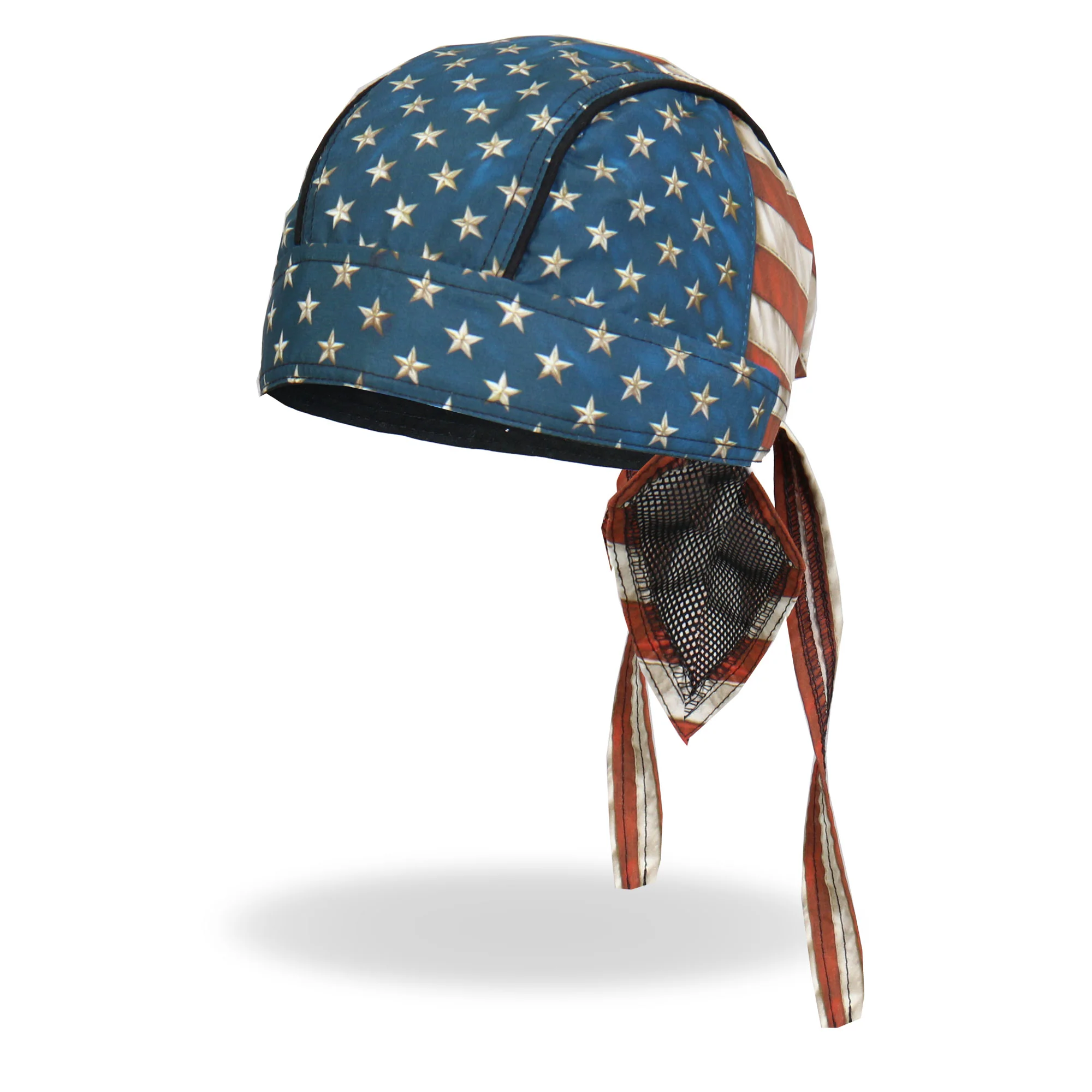 Trendy Hot Leathers HWH1088 Vintage American Flag Headwrap Convenient