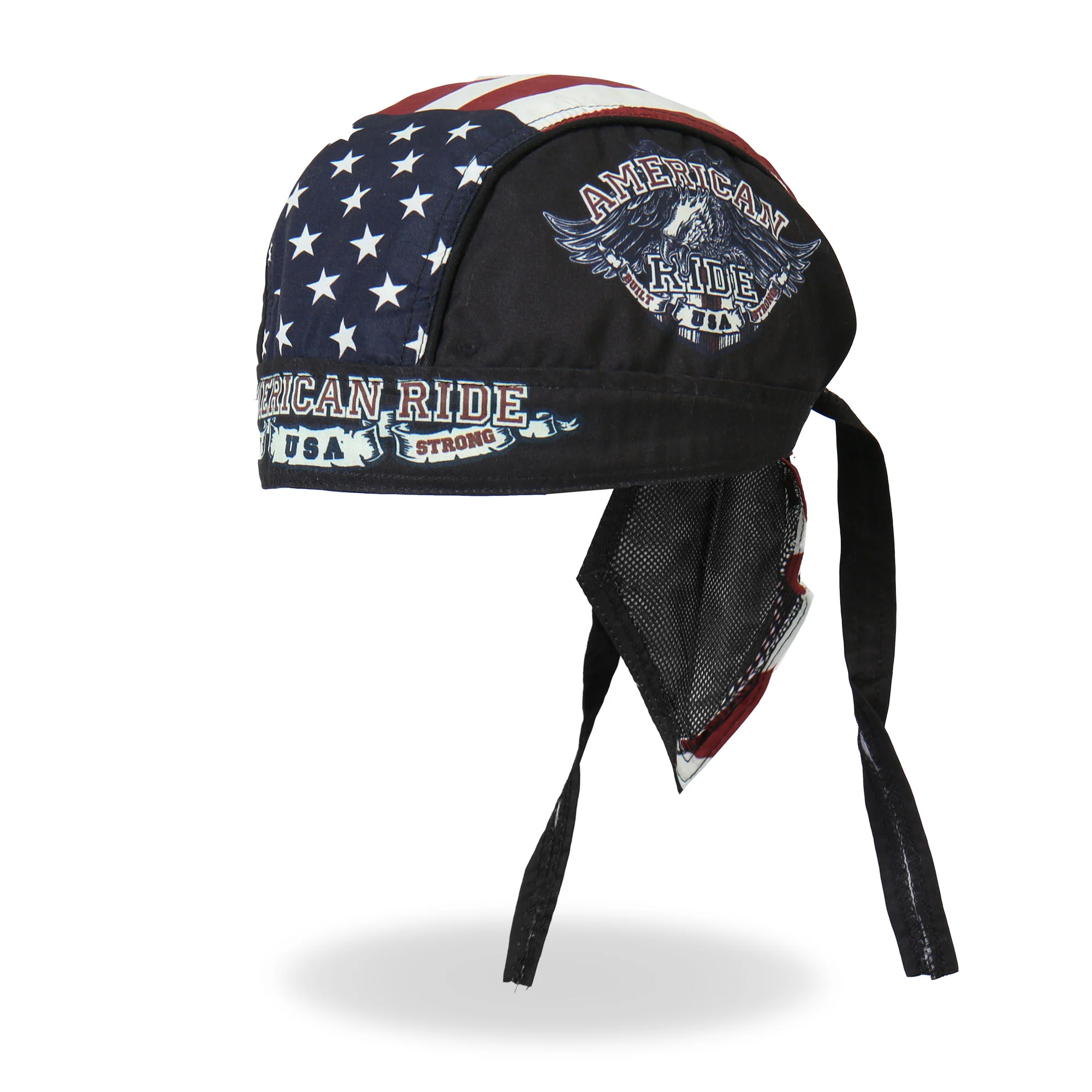 First-Class Hot Leathers HWH1046 American Ride Eagle Headwrap Top-Quality