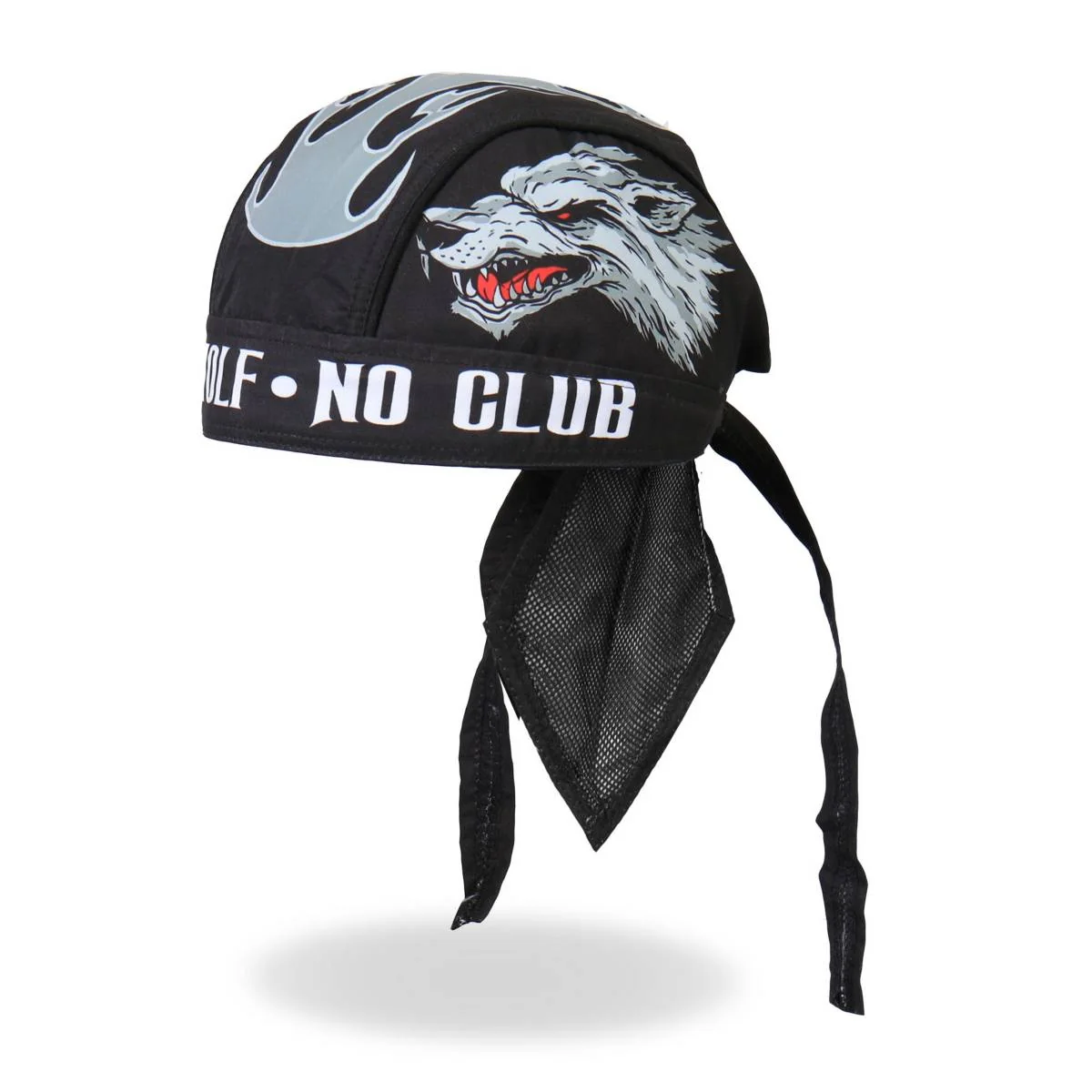Pure Hot Leathers HWH1041 Lone Wolf Headwrap Certified