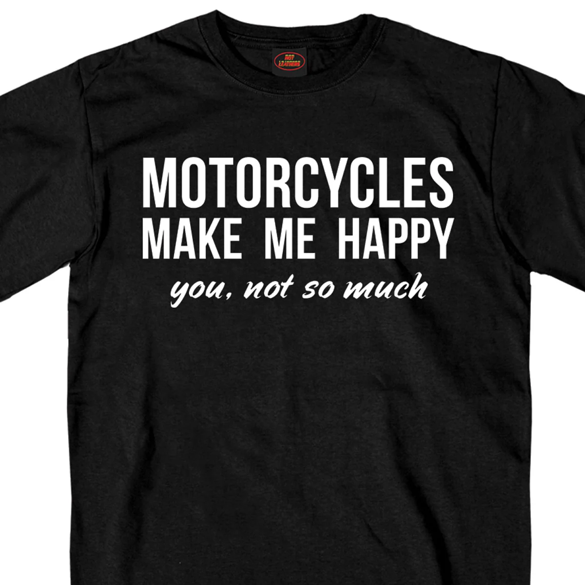 Premium Material Hot Leathers GSB359 Men s You Not So Much Black Short Sleeve T-Shirt Exceptional