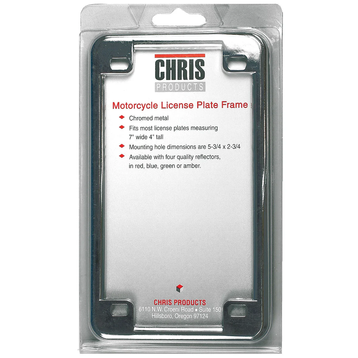 High-Grade Hot Leathers MPA1601 Motorcycle License Plate Frame Professional