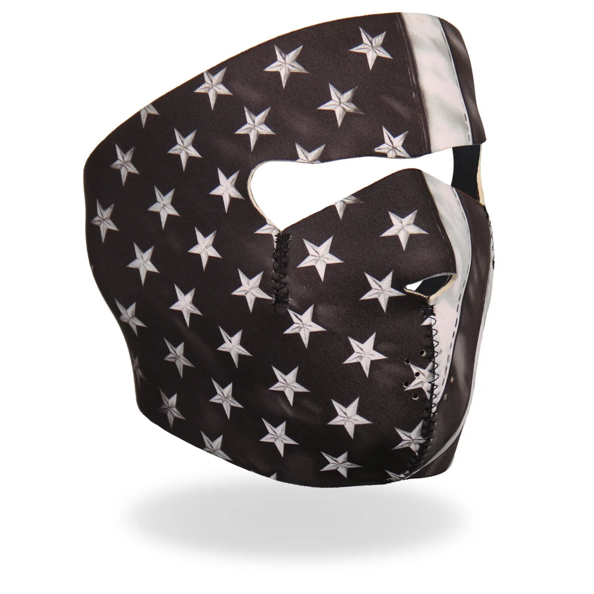 Quality Hot Leathers FMA1032 Black and White Face Mask Fast