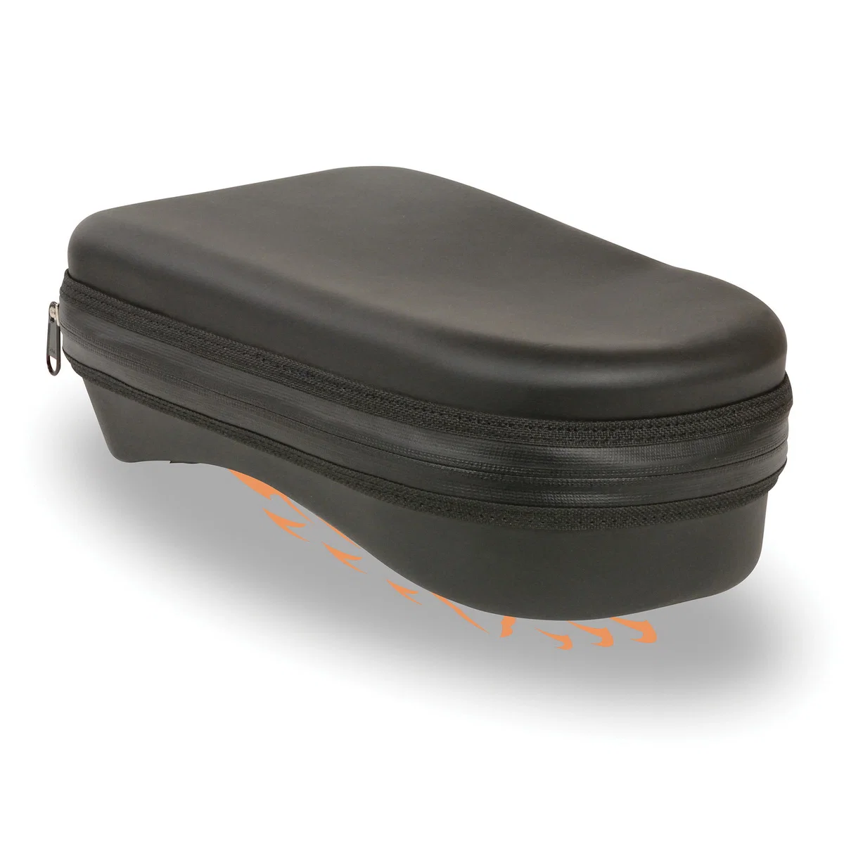 Sustainable Milwaukee Leather MP8900 Black Small Waterproof Suction Cup Storage Pouch Fine Crafted