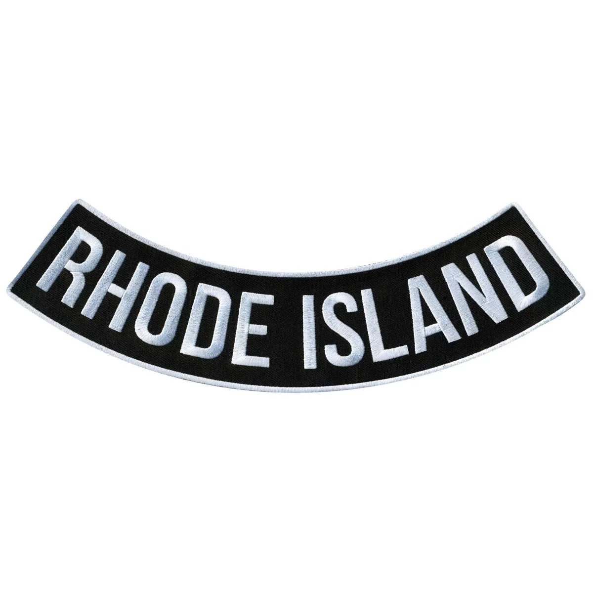 Practical Hot Leathers Rhode Island 12 X 3 Bottom Rocker Patch PPM5077 Secure