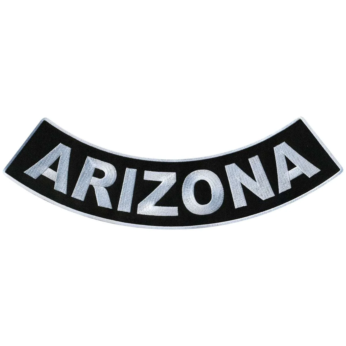 Premium Material Hot Leathers Arizona 12 X 3 Bottom Rocker Patch PPM5005 Responsible