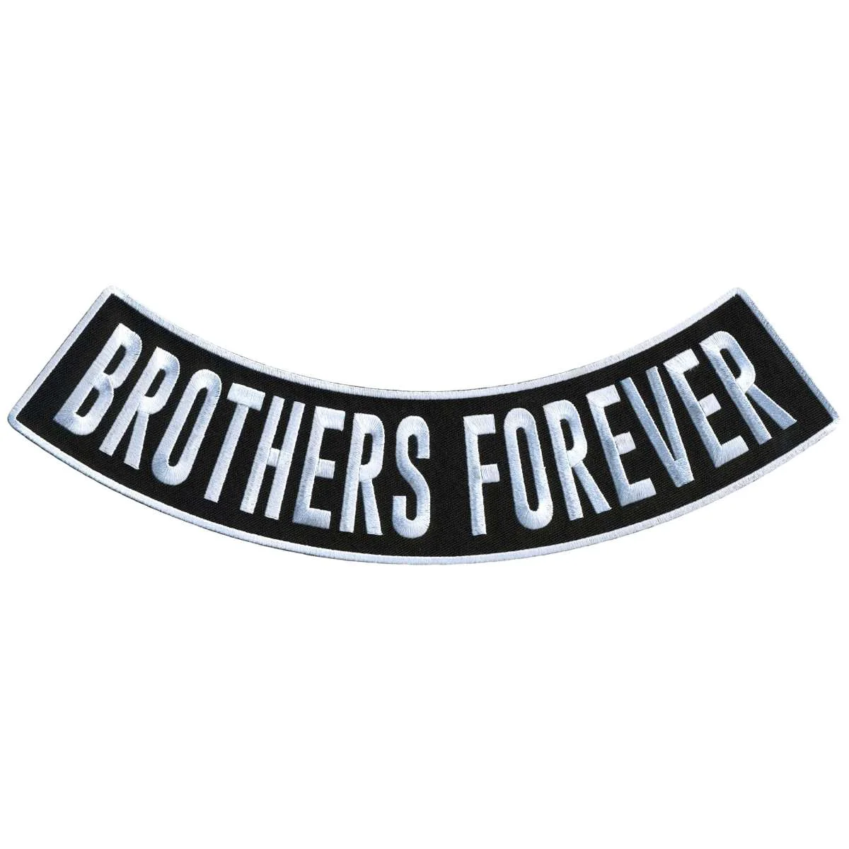 Natural Hot Leathers Brothers 12 X 3 Bottom Rocker Patch PPM5117 Solid