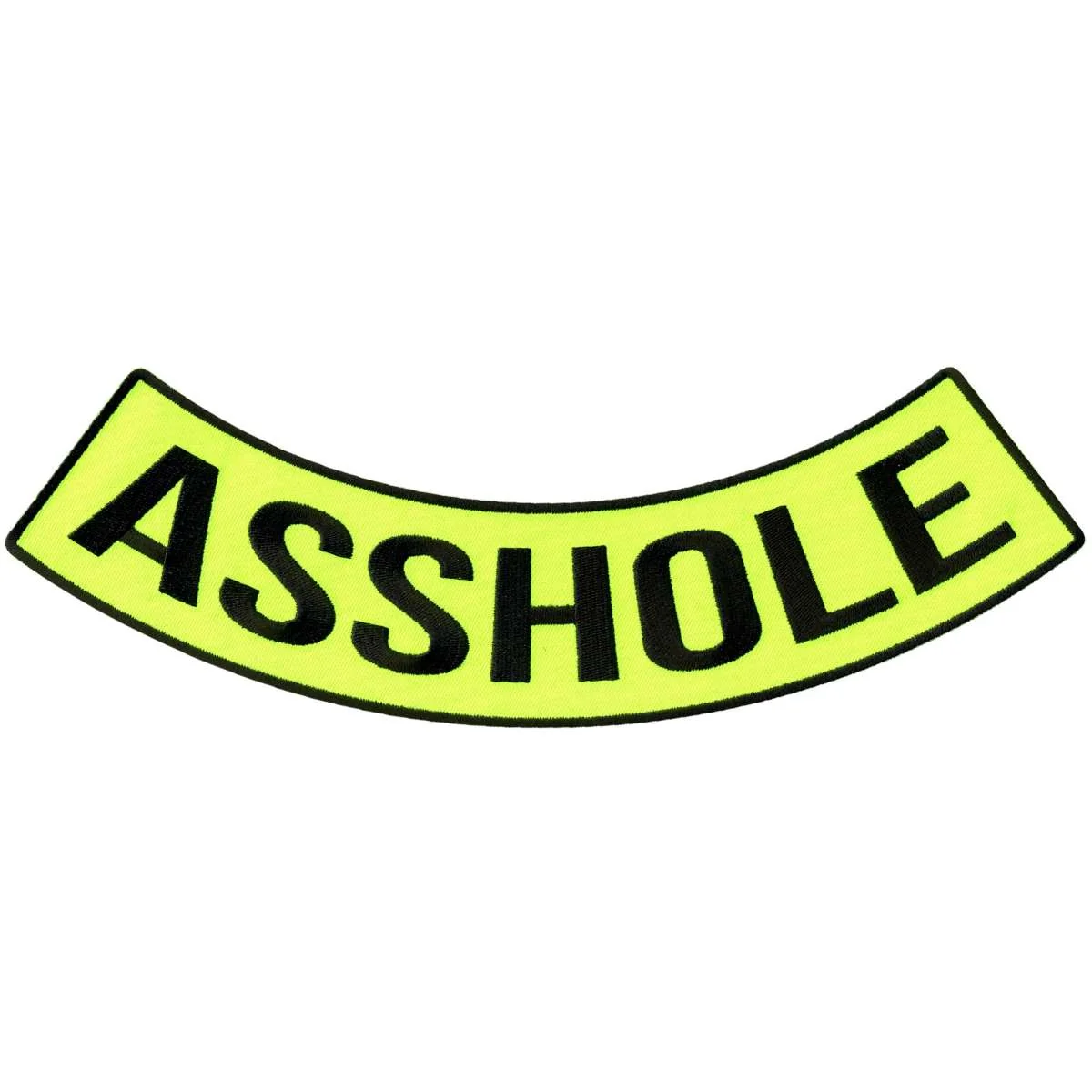 Advanced Hot Leathers Asshole 12 X 3 Bottom Rocker Patch PPM5181 Elite