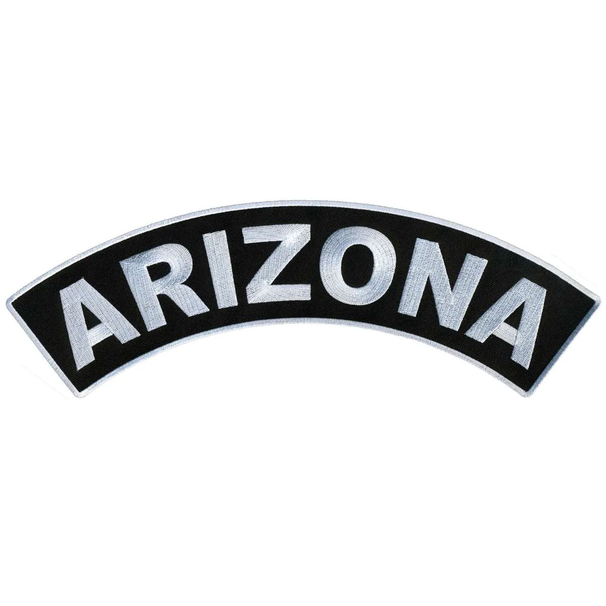 Pure Hot Leathers Arizona 12 X 3 Top Rocker Patch PPM4005 Efficient