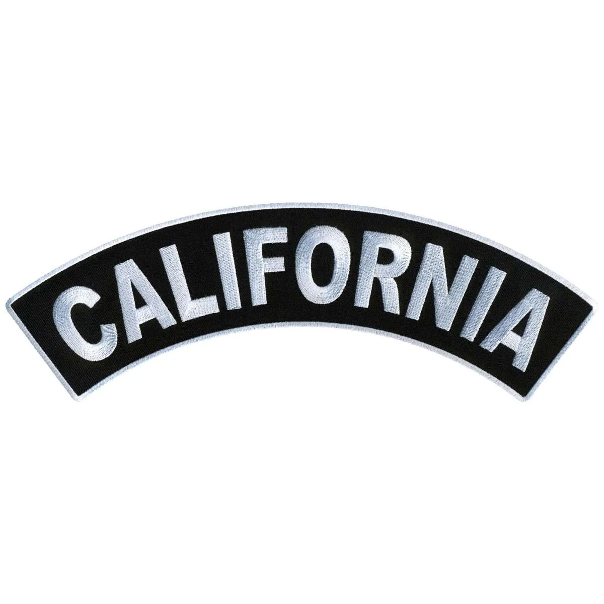 Natural Hot Leathers California 12 X 3 Top Rocker Patch PPM4009 Original Design