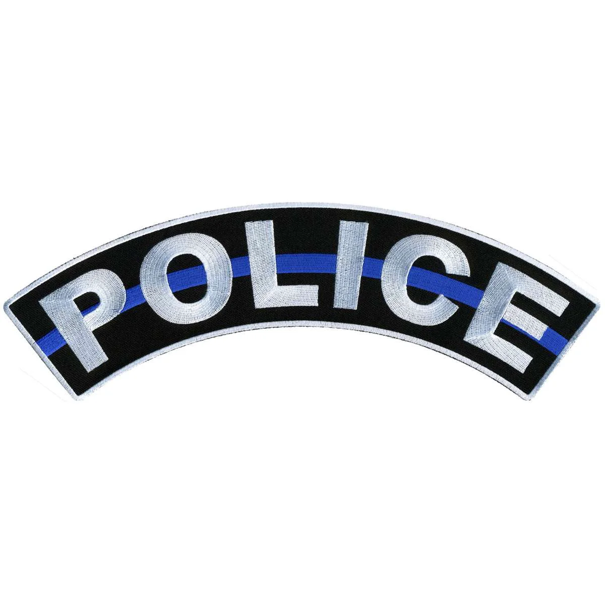 Specialty Hot Leathers Police 12 X 3 Top Rocker Patch PPM4147 Soft