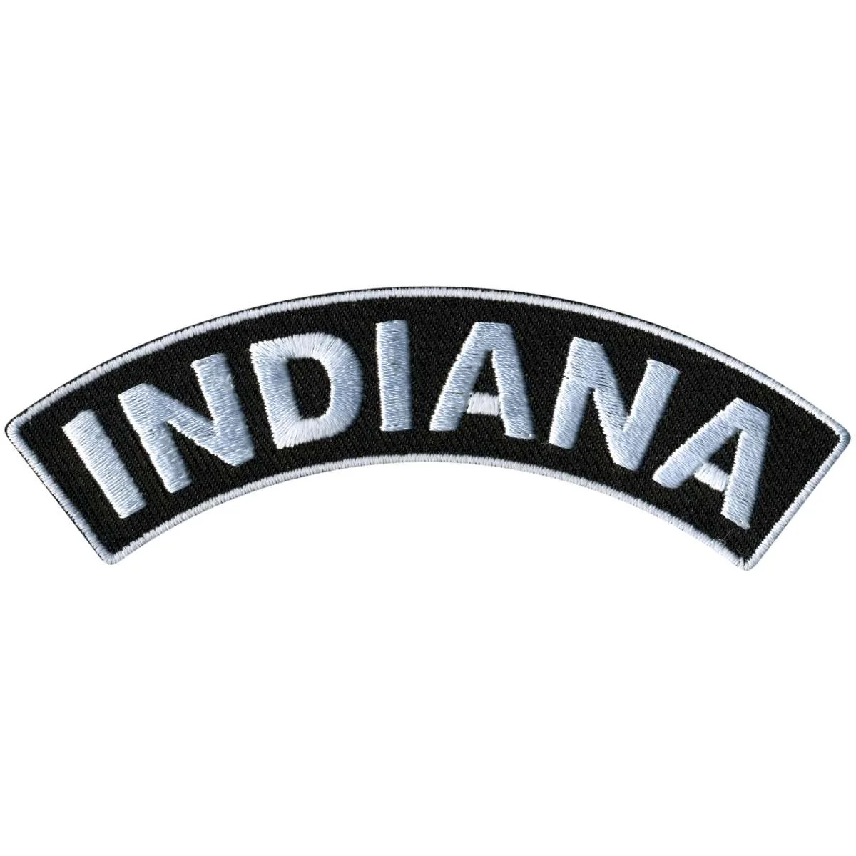 Superior Hot Leathers Indiana 4 X 1 Top Rocker Patch PPM4028 Original Design