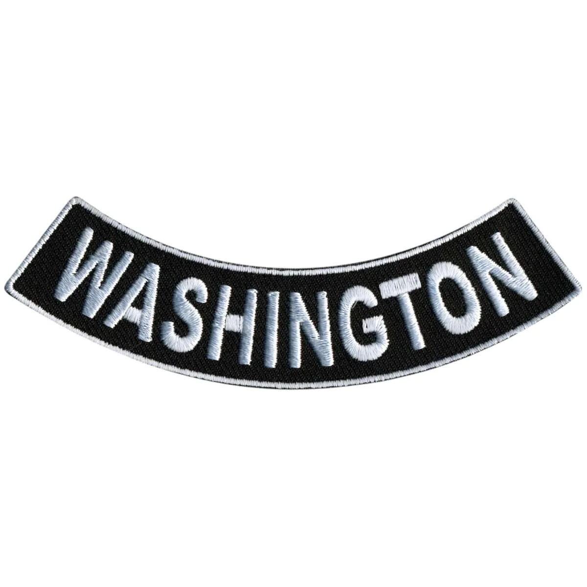 Organic Hot Leathers Washington 4 X 1 Bottom Rocker Patch PPM5094 Unique
