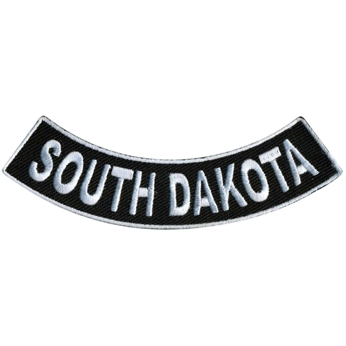Green Hot Leathers South Dakota 4 X 1 Bottom Rocker Patch PPM5082 Trusted