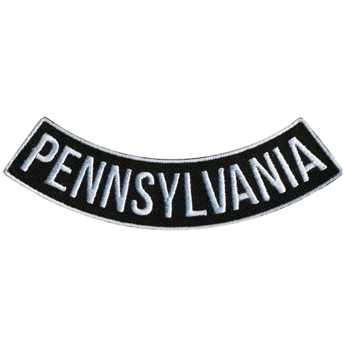 Convenient Hot Leathers Pennsylvania 4 X 1 Bottom Rocker Patch PPM5076 Comfortable