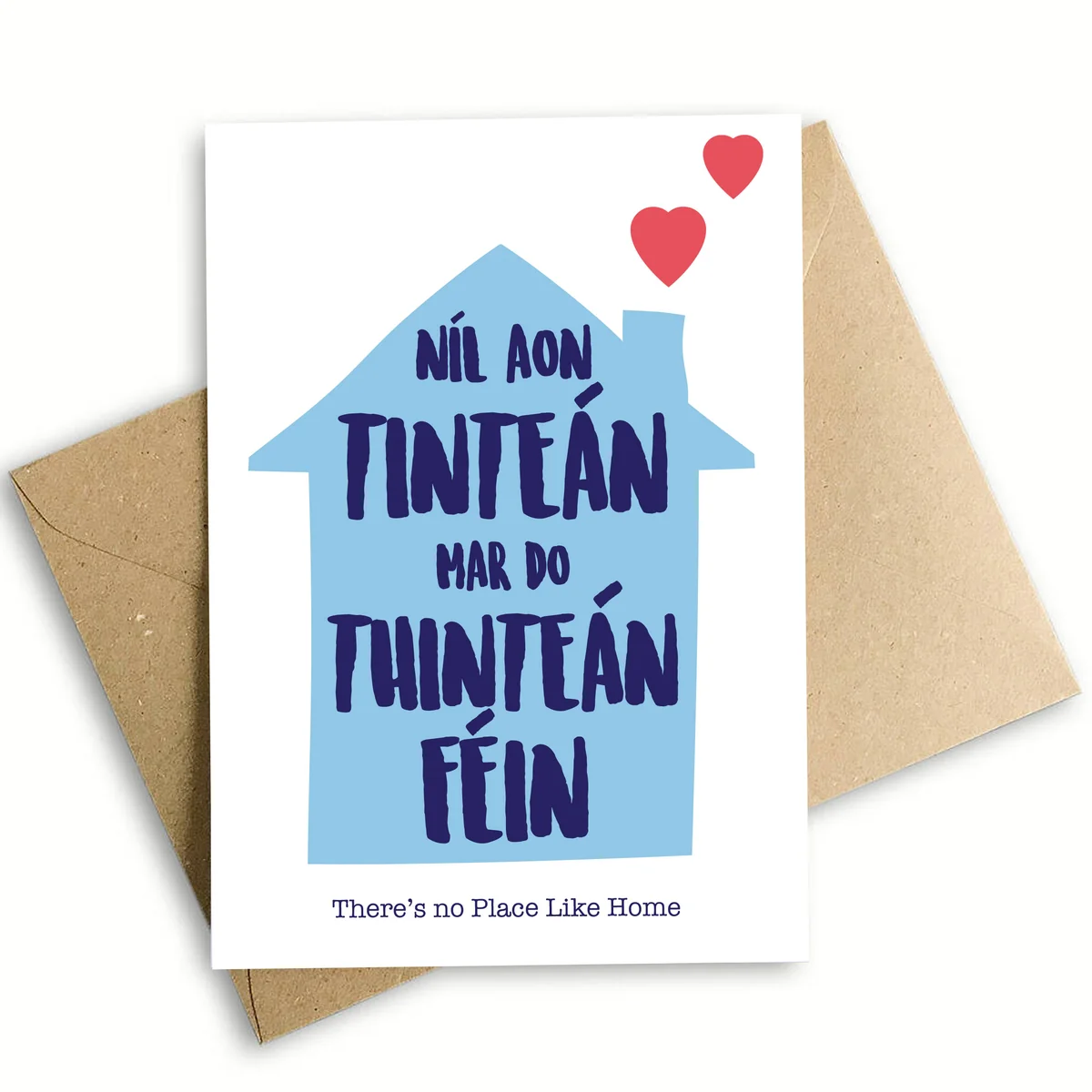 Healthy There’s No Place Like Home Greeting Card Natural
