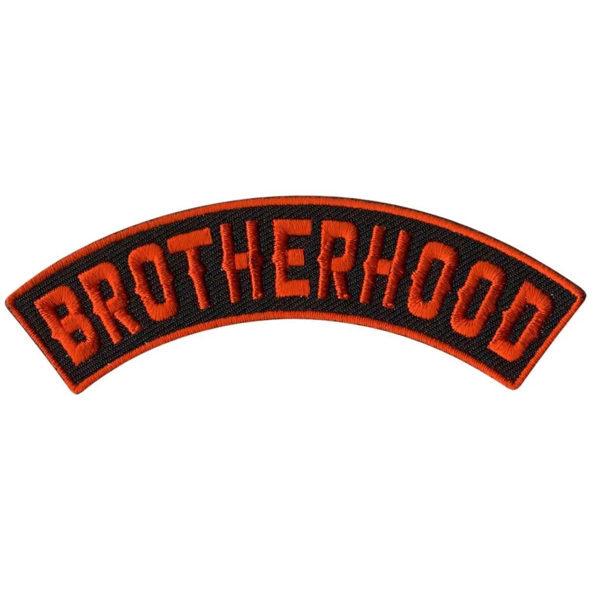 Reusable Hot Leathers Brotherhood 4 X 1 Top Rocker Patch PPM4116 Easy-to-Use