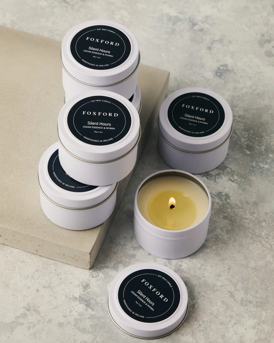 Next-Generation Foxford Silent Hours Travel Candle 90g Casual