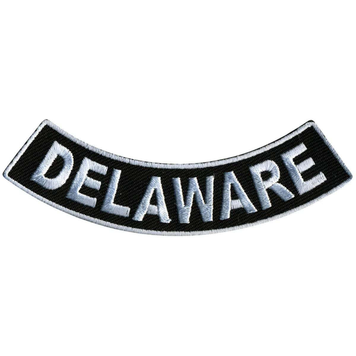 Traditional Hot Leathers Delaware 4 X 1 Bottom Rocker Patch PPM5016 Crafted