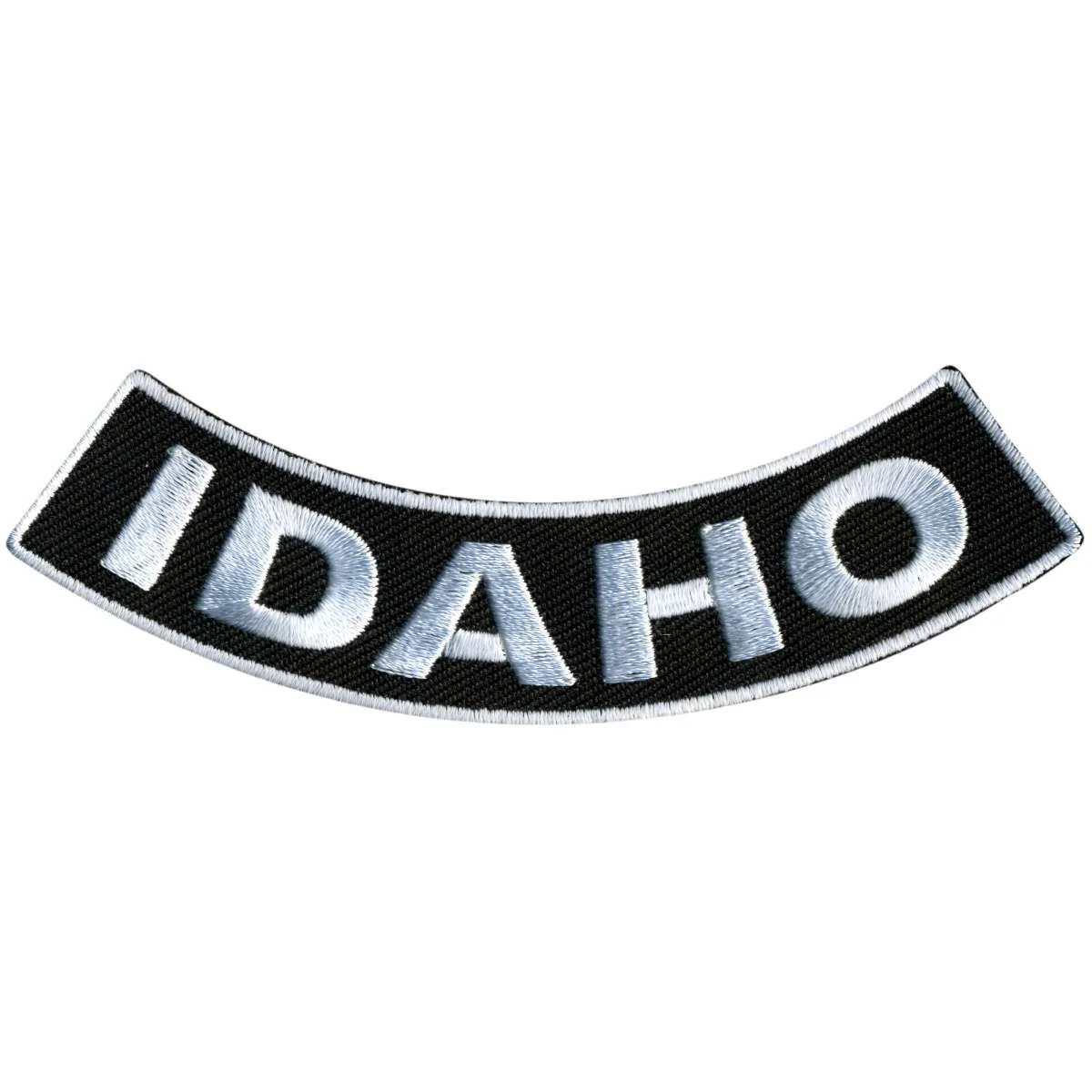 Professional Hot Leathers Idaho 4 X 1 Bottom Rocker Patch PPM5024 Solid
