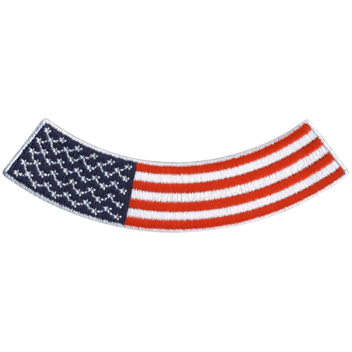 Long-Lasting Hot Leathers American Flag 4 X 1 Bottom Rocker Patch PPM5160 Certified