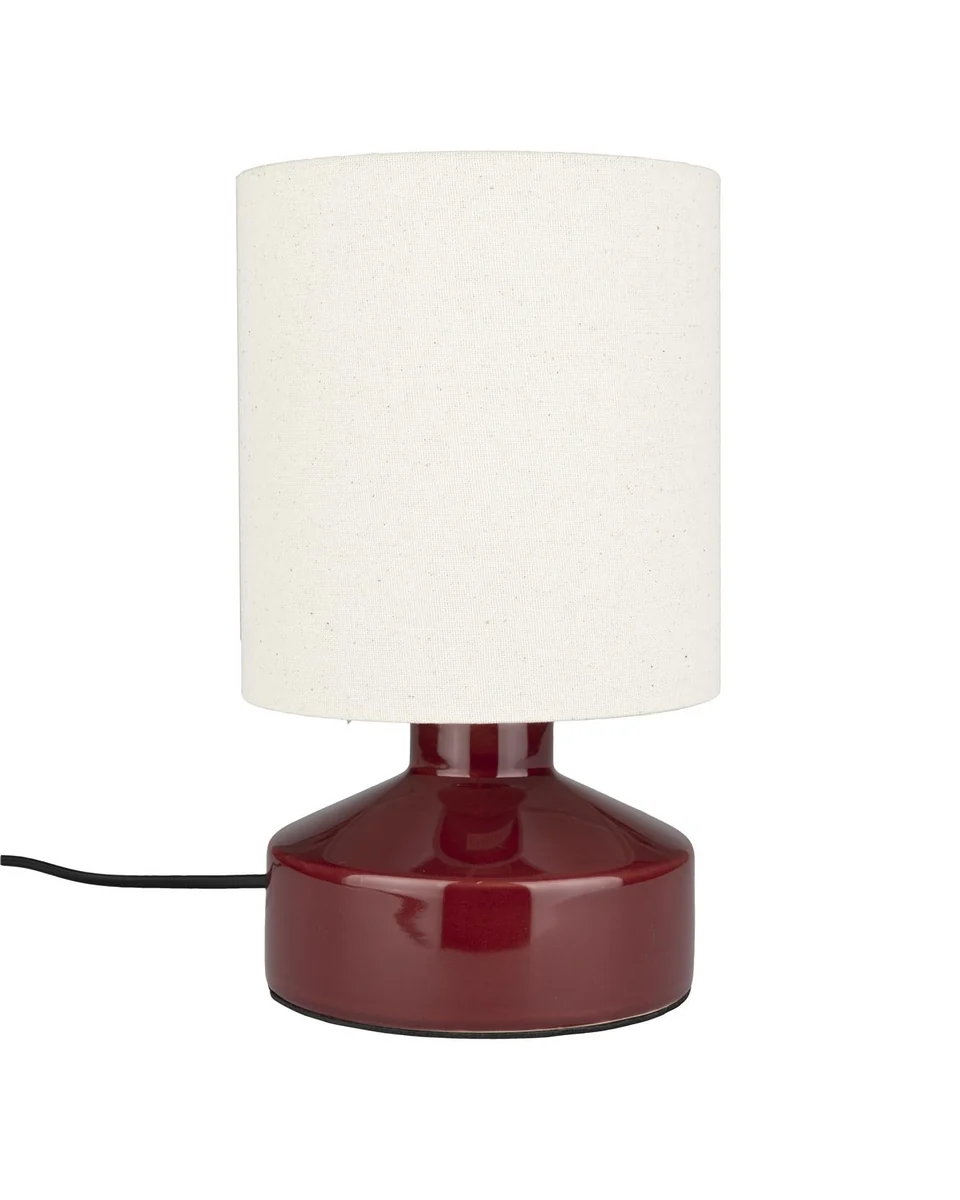 Organic Table Lamp Nook- Red Efficient