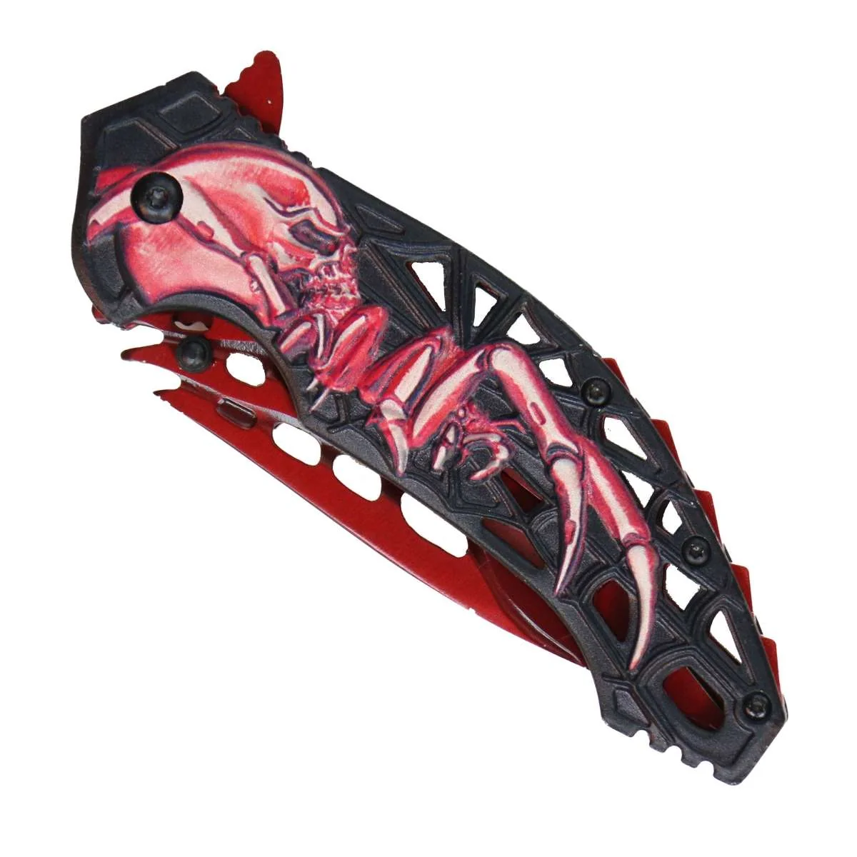 Solid Hot Leathers Spider Skull Knife KNA1146 Comfortable