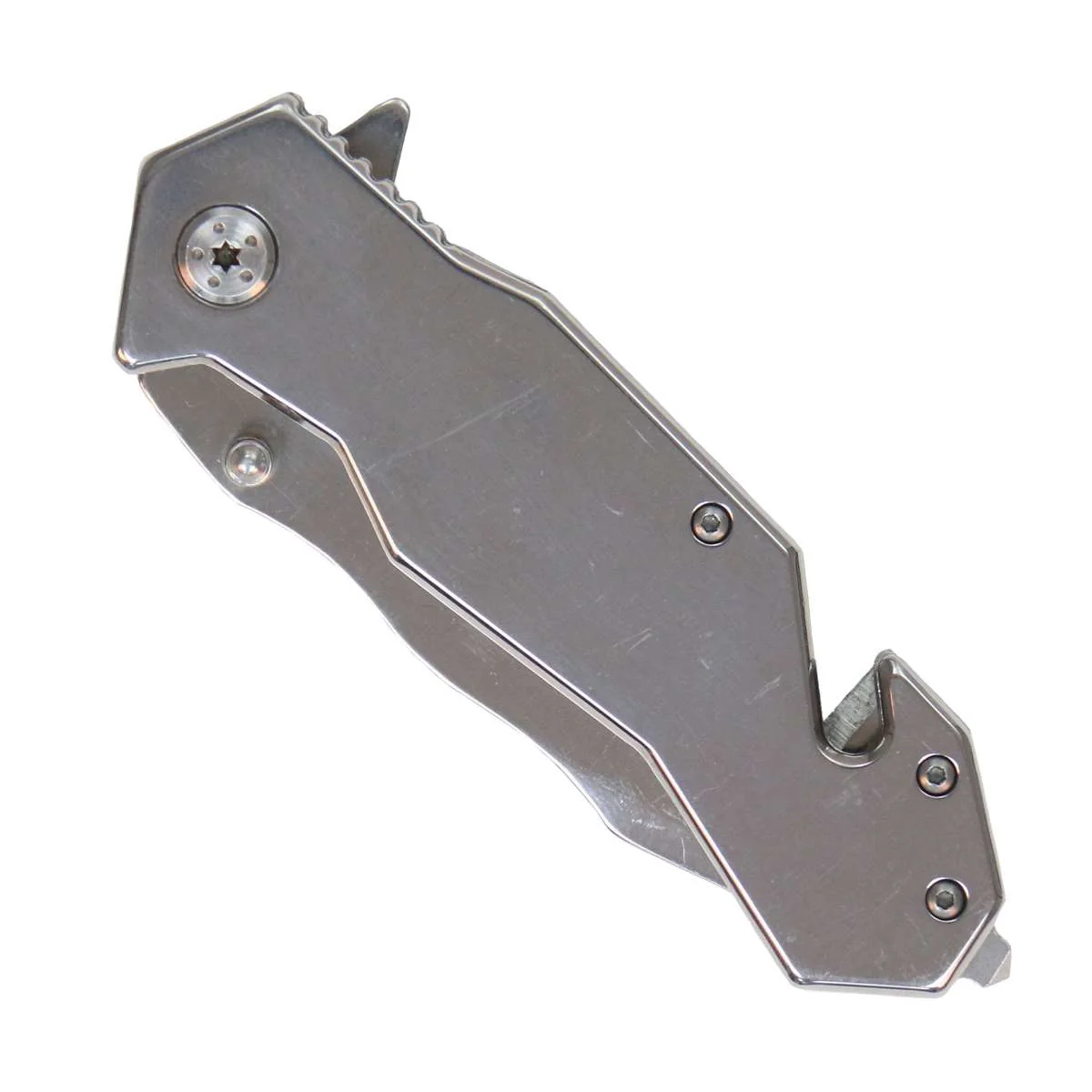 Secure Hot Leathers Mirror Tactical Knife KNA1141 Prestigious