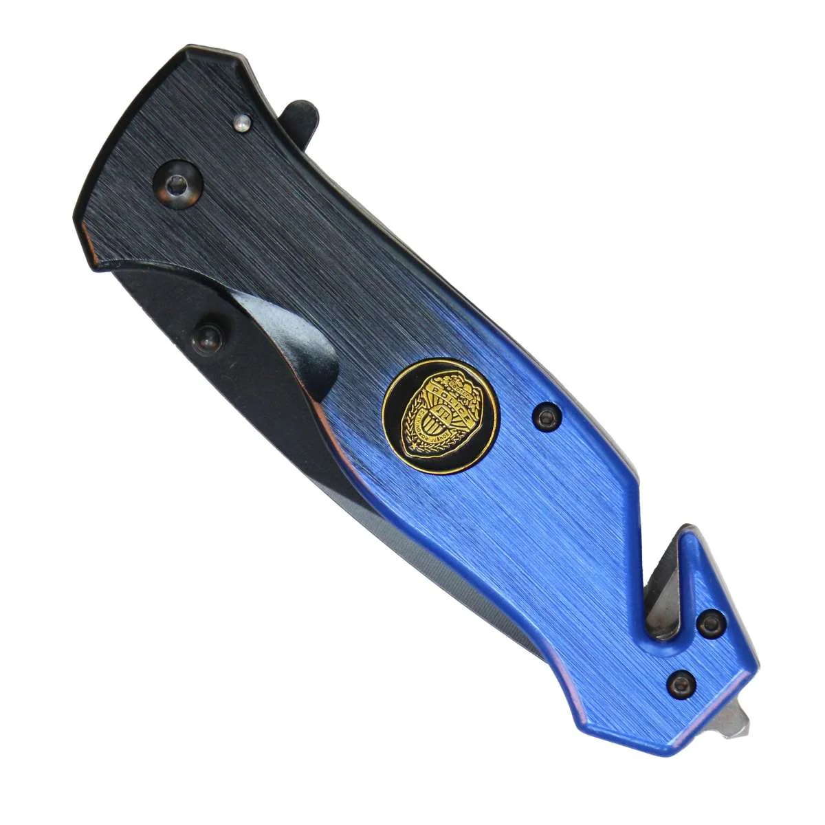 Verified Hot Leathers Police Tactical Knife KNA1148 Organic