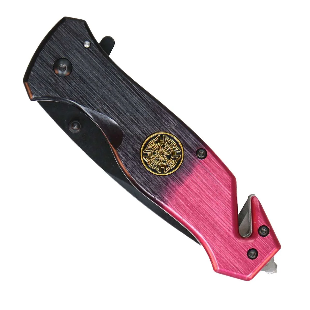 Comfortable Hot Leathers Fire Department Tactical Knife KNA1149 Exceptional