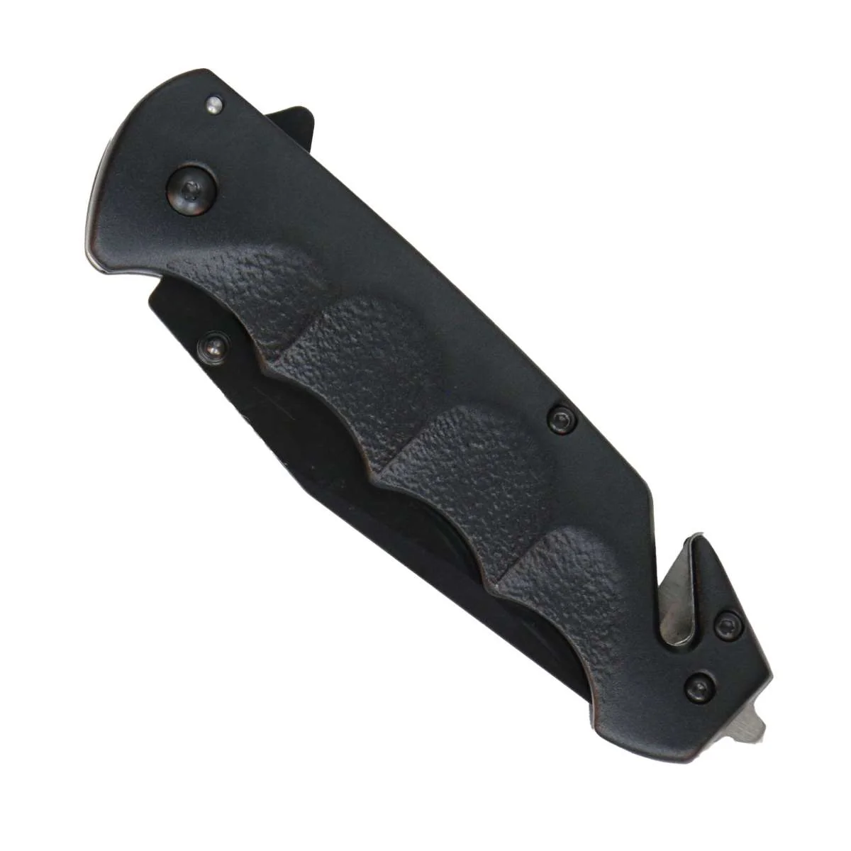 Easy-to-Use Hot Leathers Black Matte Knife w Clip KNA1151 Fashionable