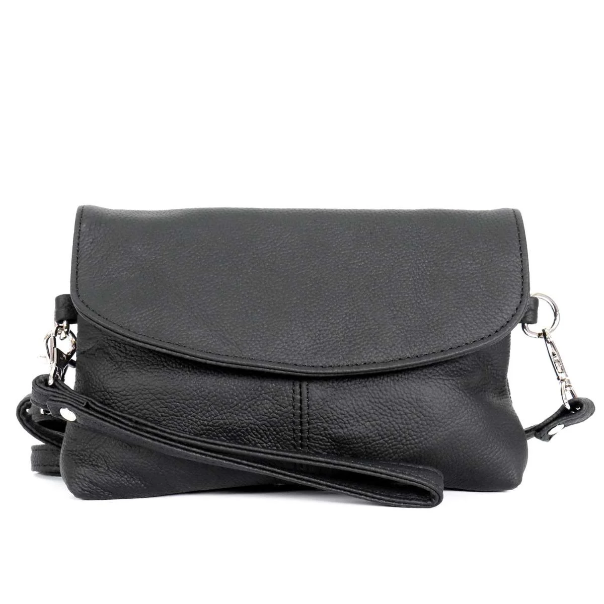 Responsible Hot Leathers Black Crossbody Organizer Leather Purse PUA1182 Luxury