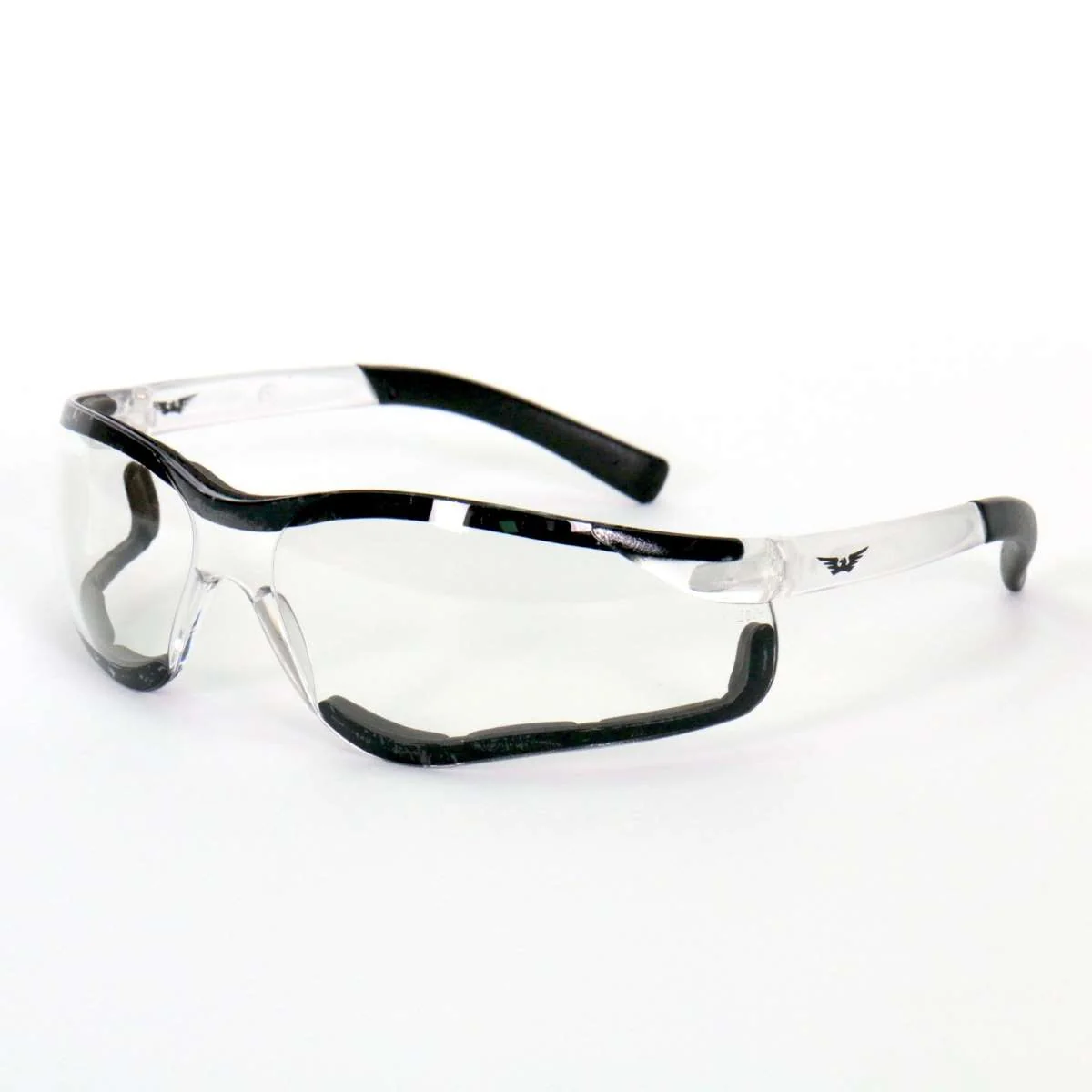Original Design Hot Leathers Safety Wings Glasses with Clear Lenses SGF1068 Durable