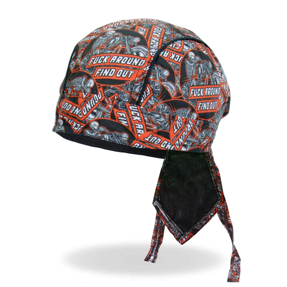 Refined Hot Leathers Fuck Around Find Out Lightweight Headwrap HWH1123 Modern