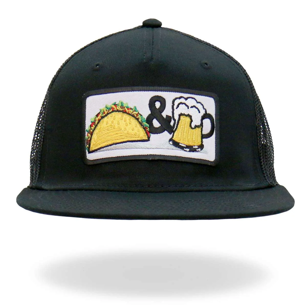 Proven Hot Leathers Tacos and Beer Snap Back Hat GSH2040 Detailed