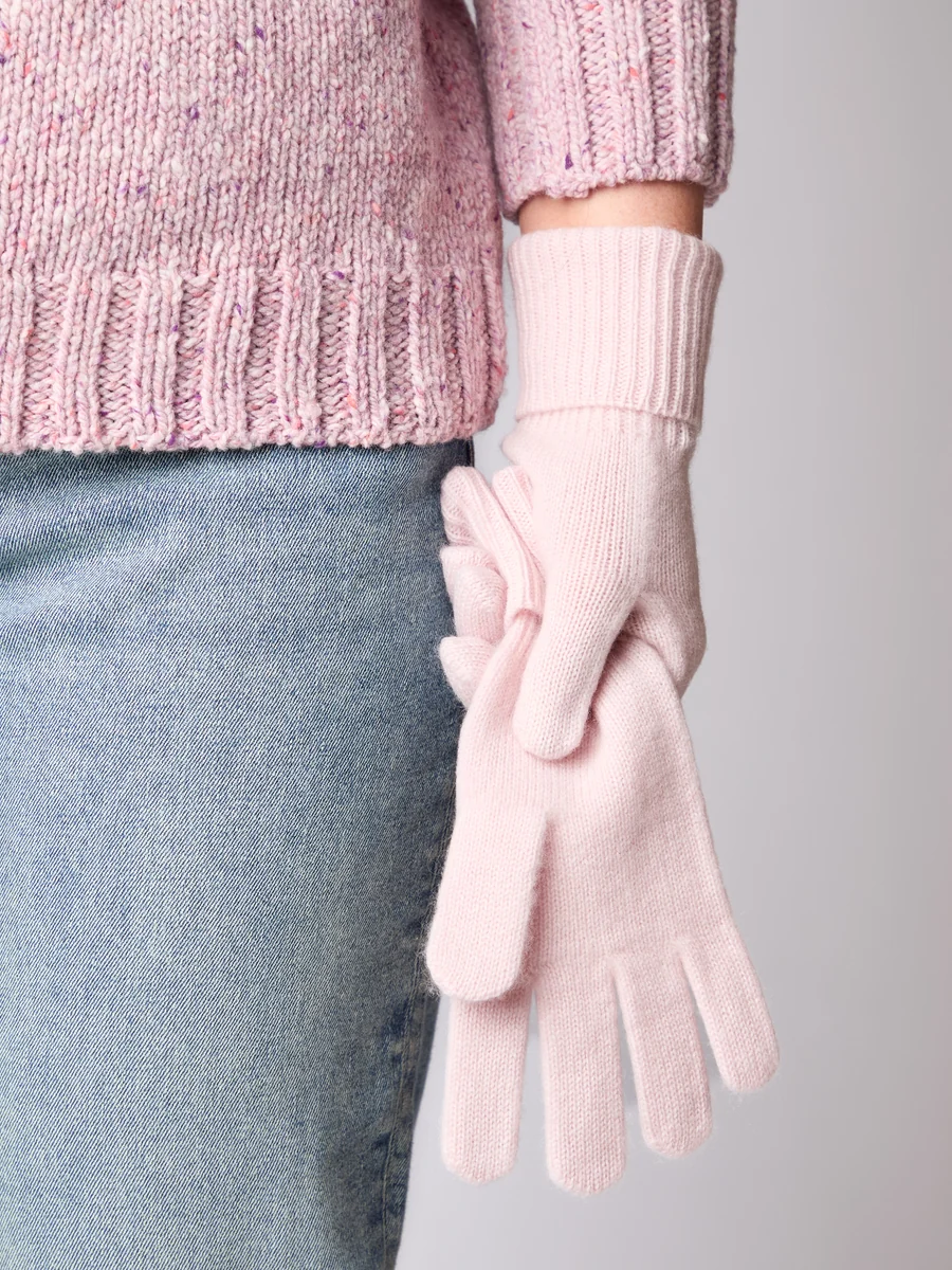 Stylish Foxford Pink Cashmere Gloves Verified
