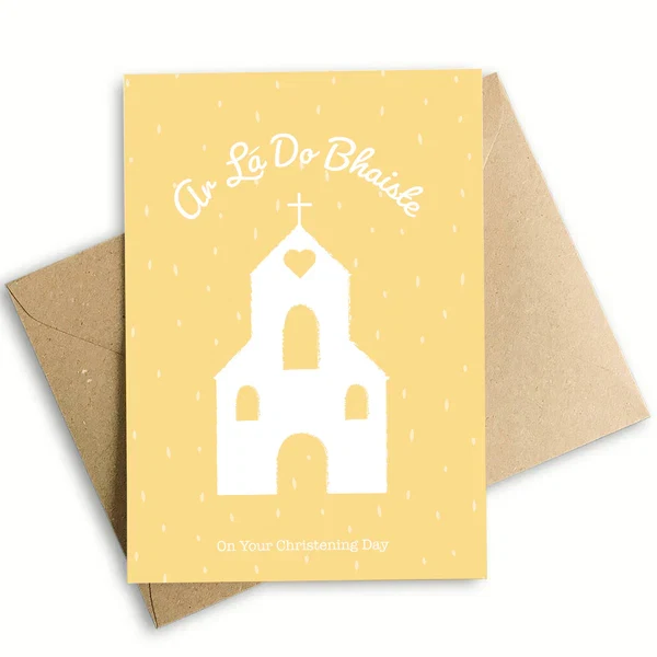 Secure Christening Day Greeting Card Effective