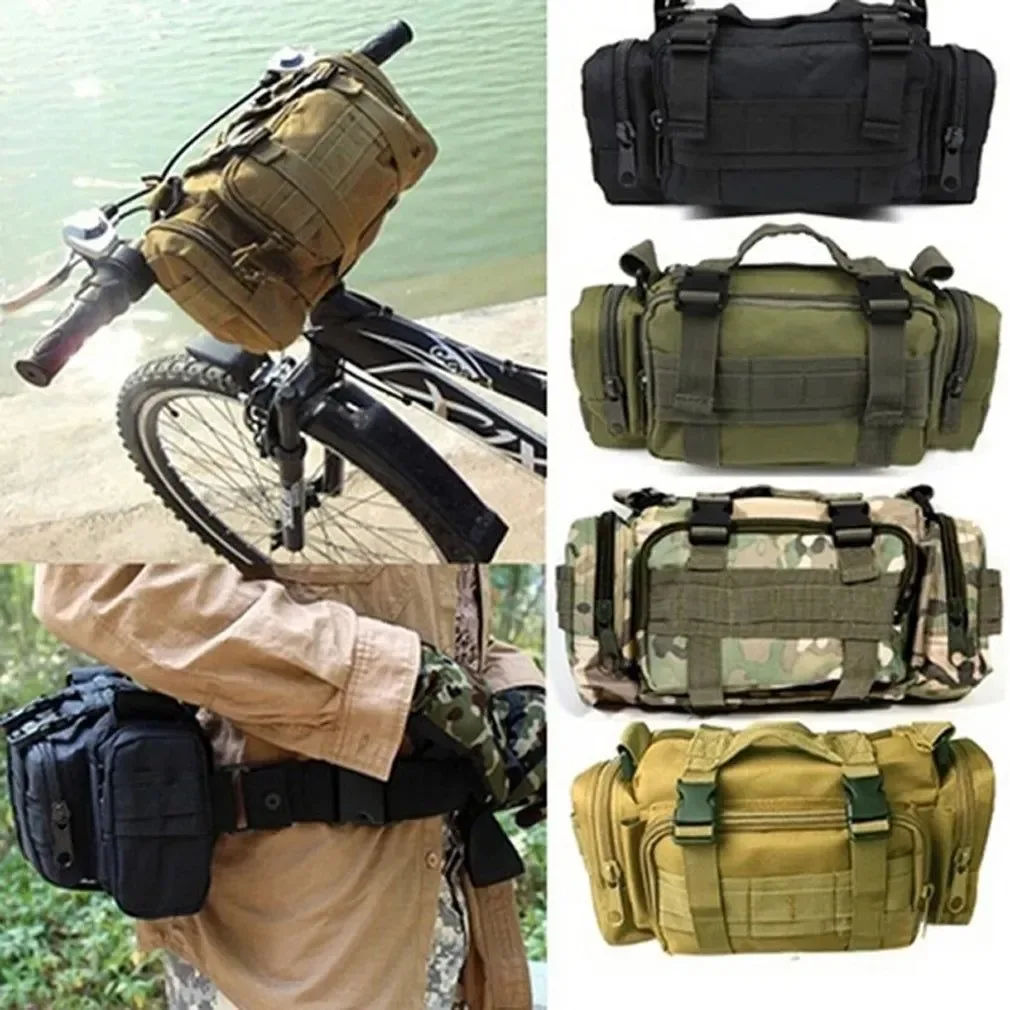 Environmentally Friendly Tactical Waist Fanny Pack Military Waterproof Cross-body Sling Bag for Men – I for Hiking Climbing Fishing and Camping Practical