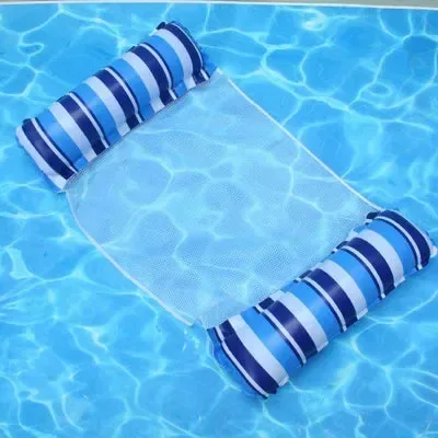 Trusted Inflatable Water Hammock Recliner – Floating Swimming Mattress for Pool and Sea Modern