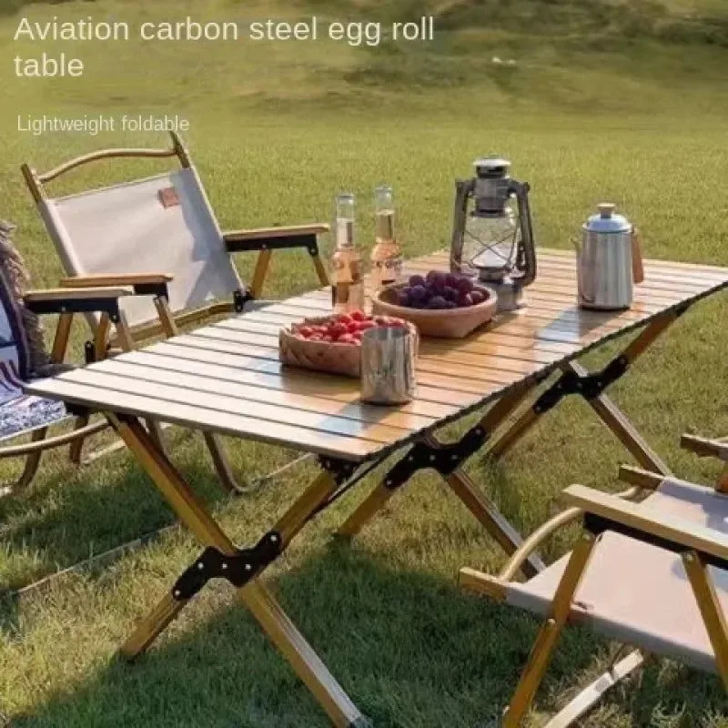 High-Quality Outdoor Folding Picnic and Camping Table and Chairs Set Powerful