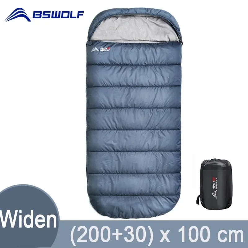 High-End Large Lightweight 3-Season Camping Sleeping Bag – Spacious and Long for Adults I for Hiking and Fishing Traditional